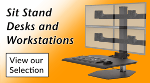Sit Stand Workstations - Sit Stand Desks for Single and Multiple Monitors