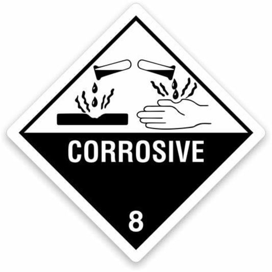 Corrosive Label