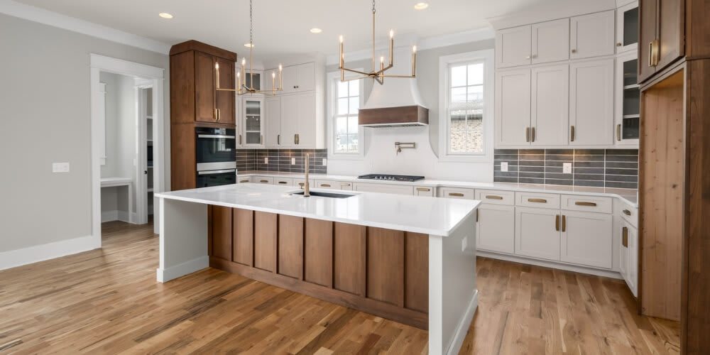 Curved Epicurean Wood Range Hood