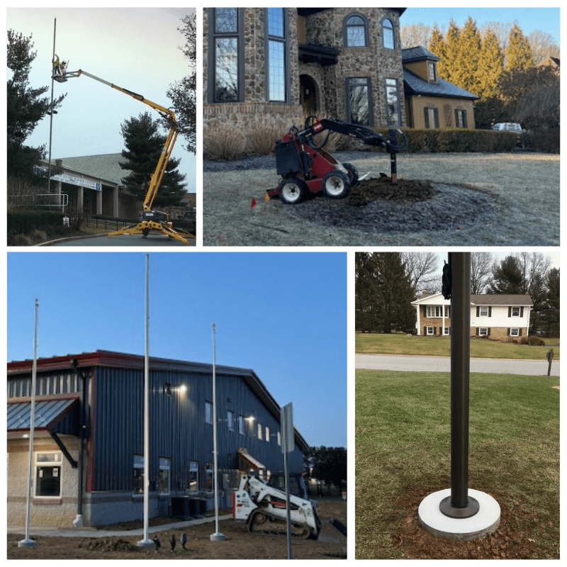 Flagpole Installation