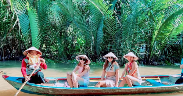 Củ Chi-tunnels & Mekongdelta met tour door het kokosdorp