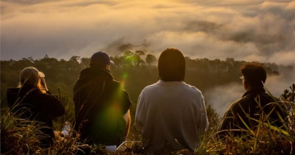 Da Lat: wolkenjacht, wandeltocht bij zonsopgang + ontbijt en hulp bij ontmoetingen