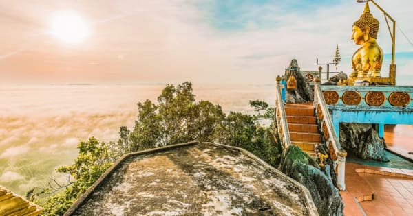 Krabi: Tijgergrot Tempel, Emerald Pool en Hot Springs Tour