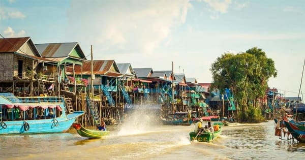 Vanuit Siem Reap: Kampong Phluk Floating Village Tour per boot