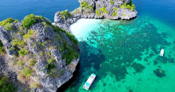 Koh Lanta: snorkelexcursie naar Koh Rok en Koh Haa met lunchbuffet