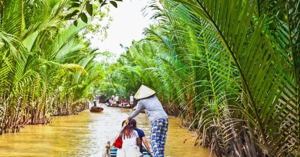 Tour in kleine groep door de Mekongdelta met bezoek aan Coconut Village