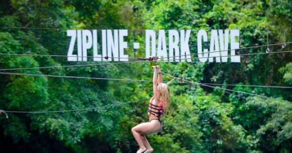 Phong Nha: zipline, Dark Cave en Paradijsgrot, alles inbegrepen