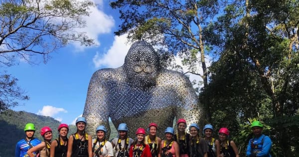 Chiang Mai: Kingkong Smile Zipline met lunch en transfers