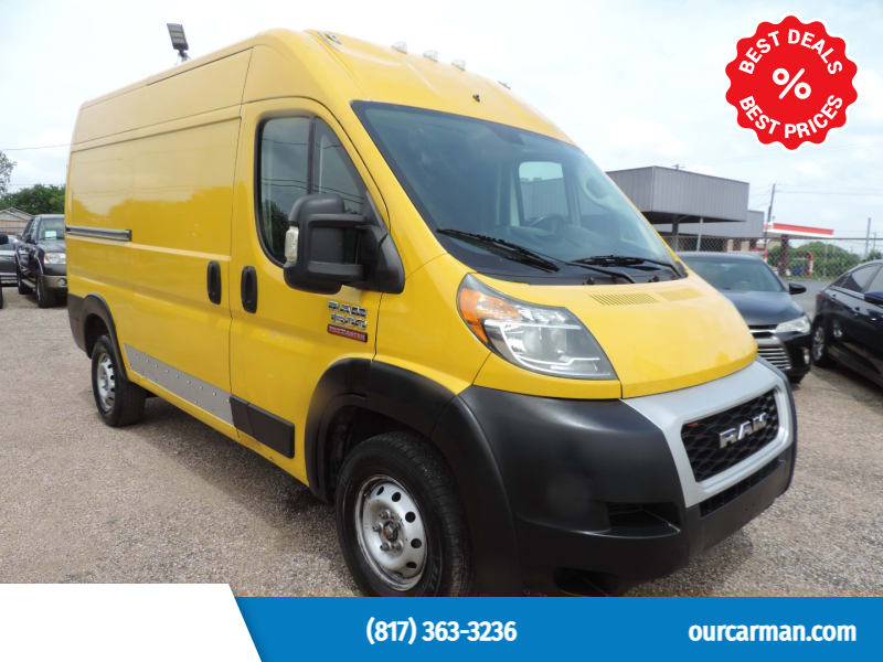 RAM ProMaster Cargo Van 2020 price $12,500