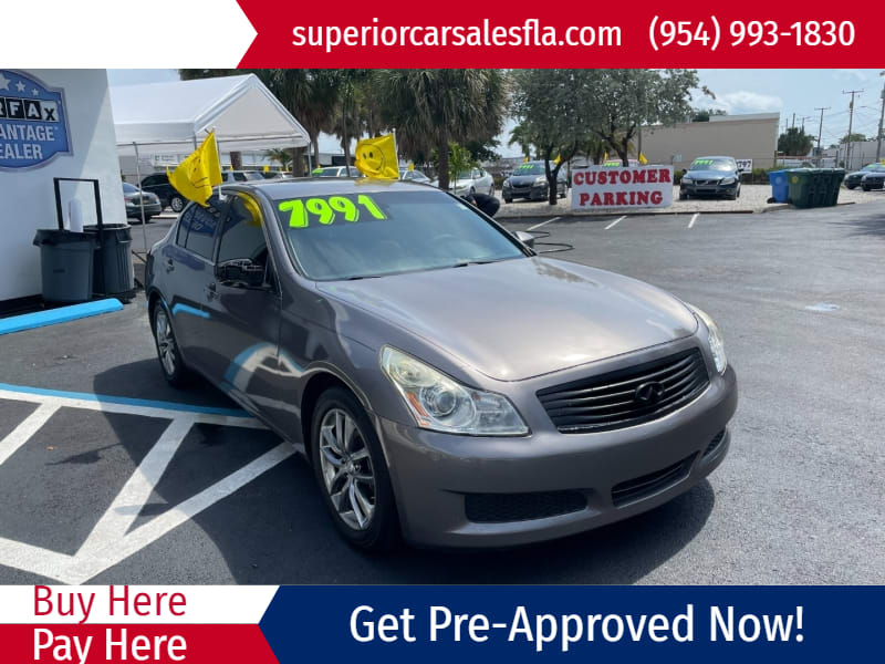 Infiniti G 37 2009 price $3,199