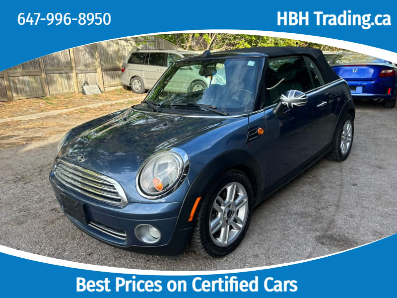 Mini Cooper Convertible 2011 price $8,500