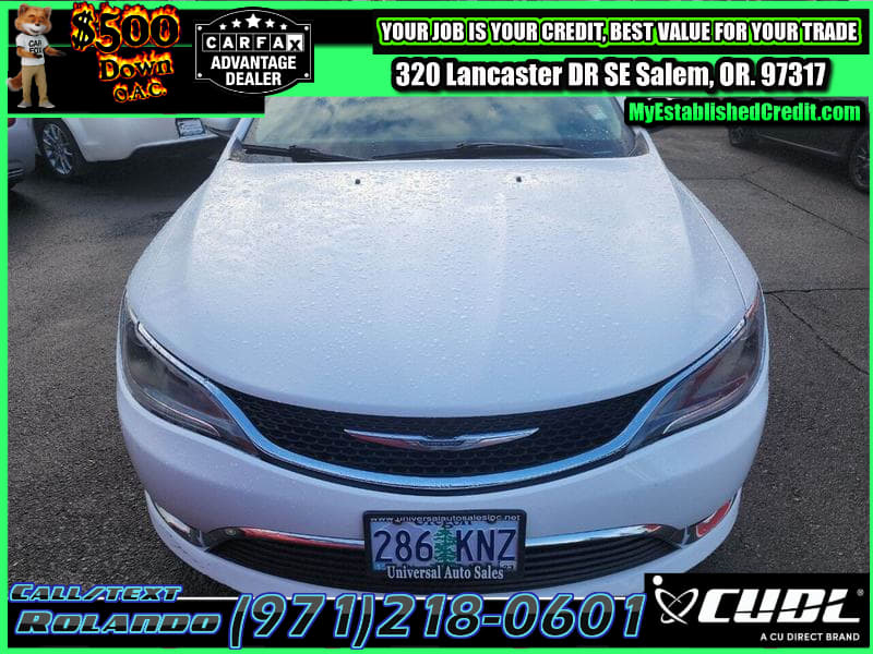 Chrysler 200 2015 price $12,995