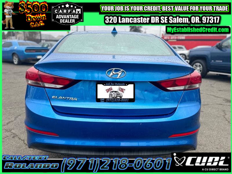 Hyundai Elantra 2018 price $11,995