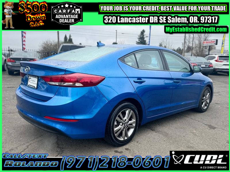 Hyundai Elantra 2018 price $11,995