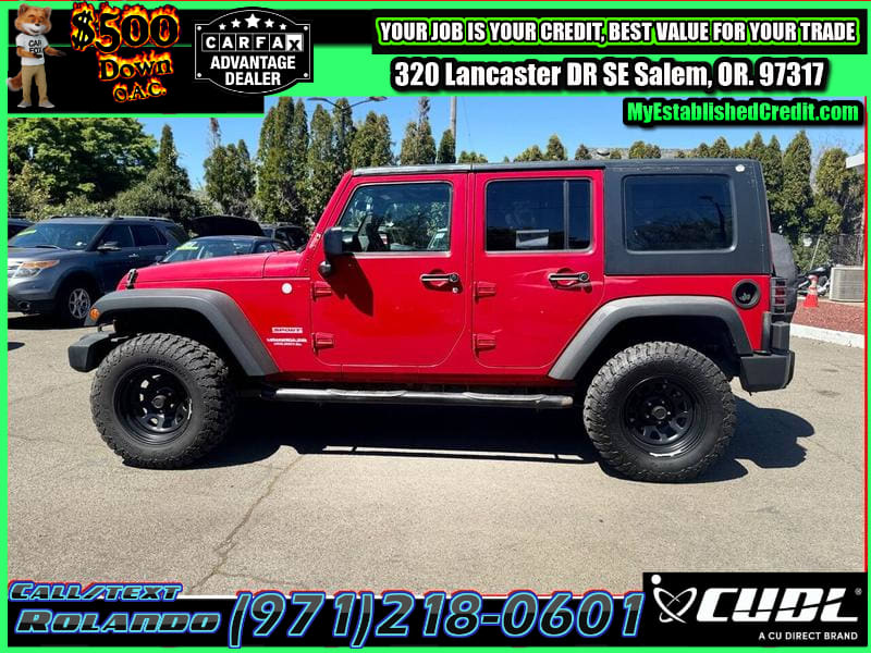 Jeep Wrangler Unlimited 2010 price $14,995