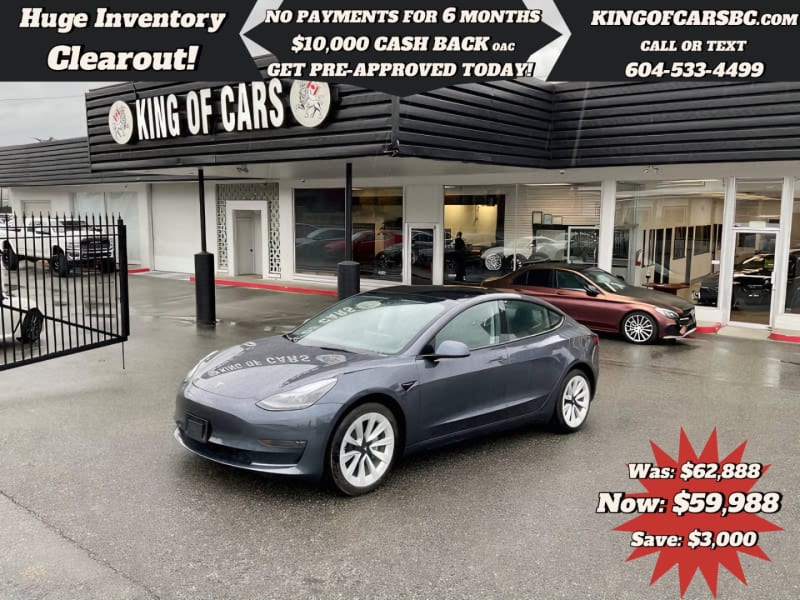 Tesla Model 3 2023 price $59,988