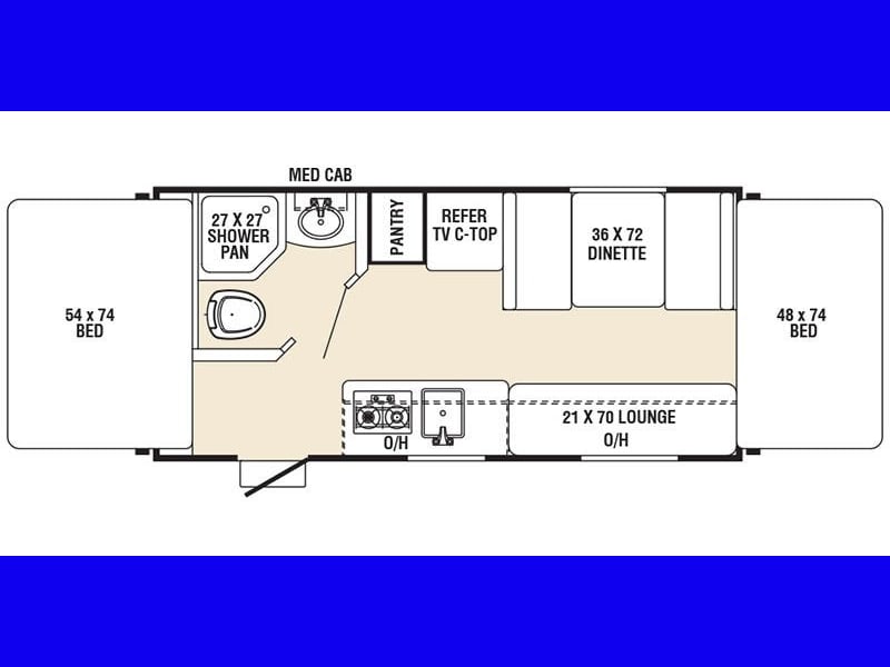 Coachmen CLIPPER 16RBD 2016 price $15,950