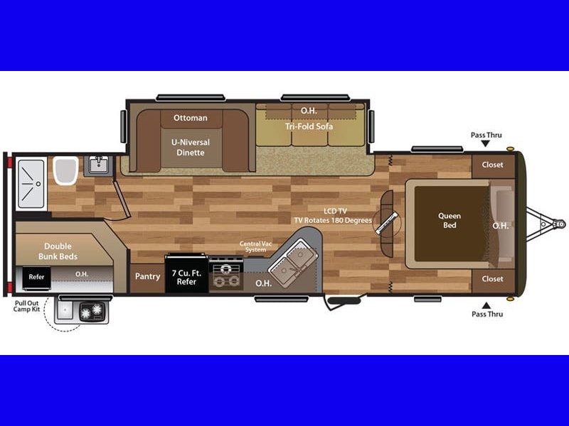 Keystone HIDEOUT 260BH 2015 price $19,950