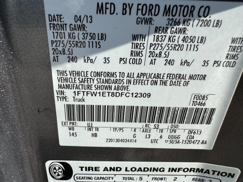 Ford F-150 2013 price $15,995