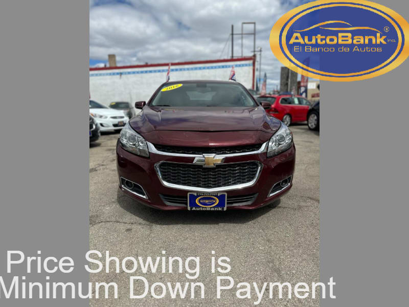 Chevrolet Malibu Limited 2016 price $1,500 Down