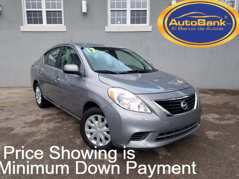 Nissan Versa 2012 price $1,000 Down