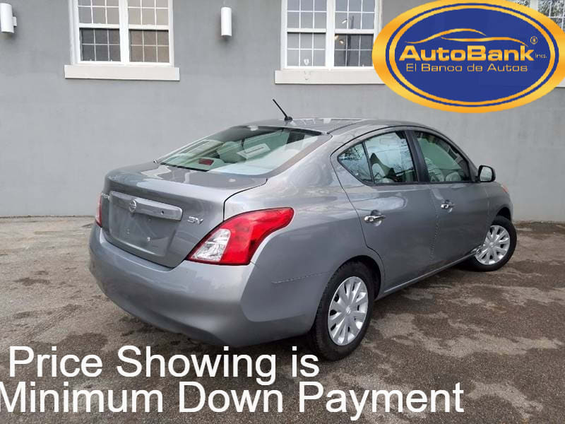 Nissan Versa 2012 price $1,000 Down