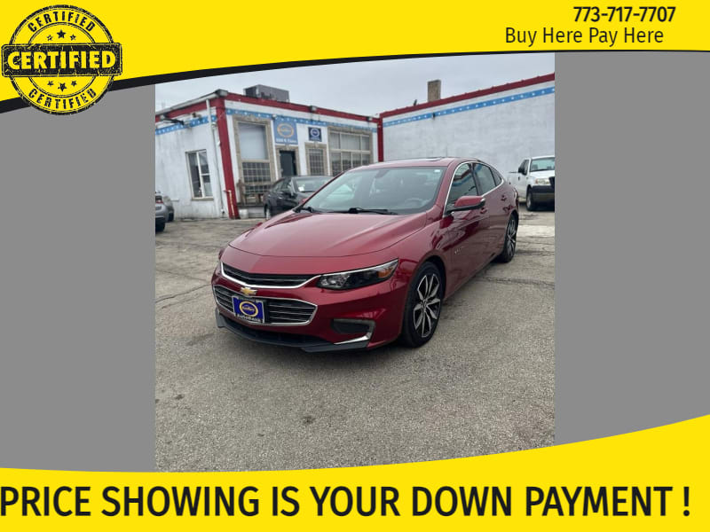 Chevrolet Malibu 2018 price $2,000 Down