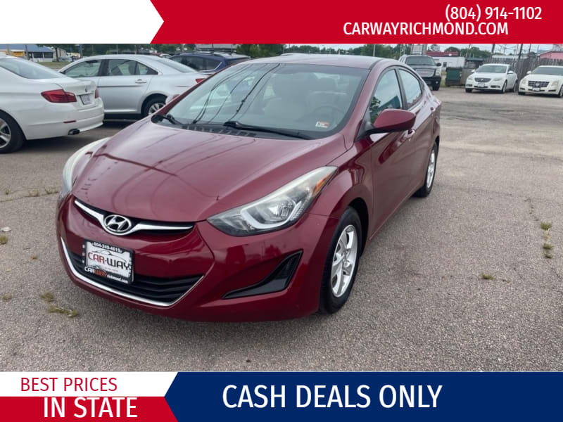 Hyundai Elantra 2014 price $7,995