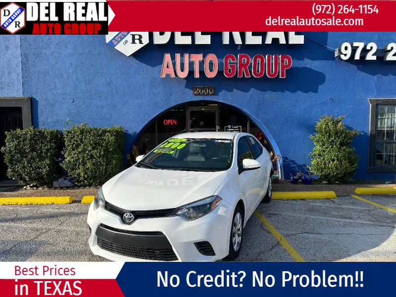 Toyota Corolla 2016 price $1,800 Down