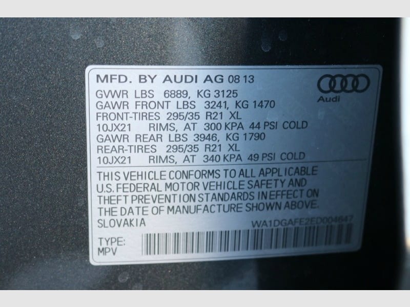 Audi Q7 2014 price $20,900