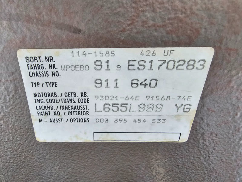 Porsche 911 1984 price $0