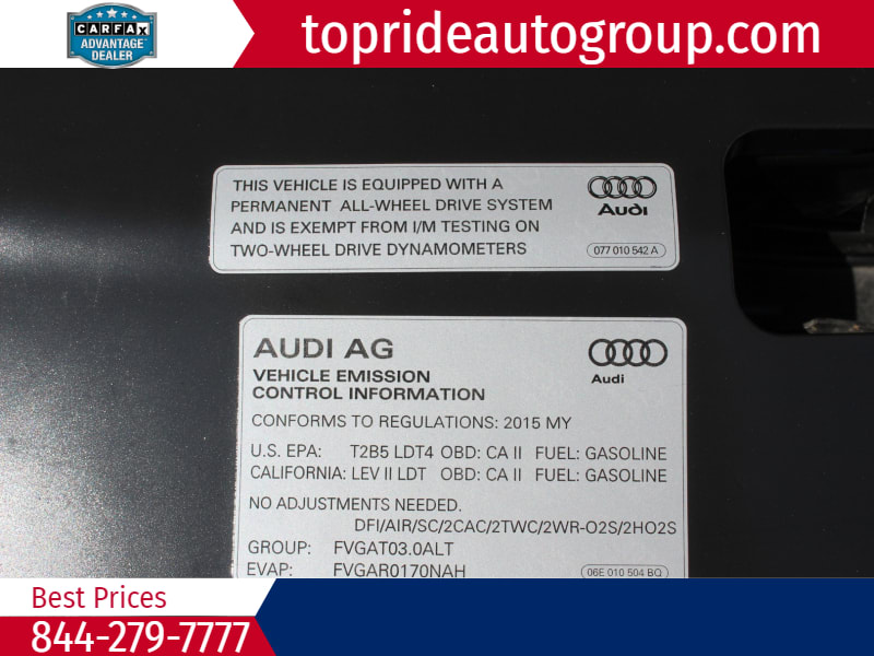 Audi Q7 2015 price $15,995