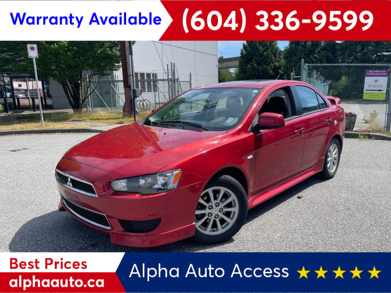 Mitsubishi Lancer 2012 price $8,800