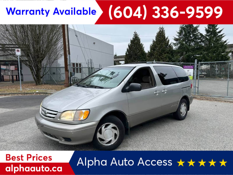 Toyota Sienna 2002 price $3,800