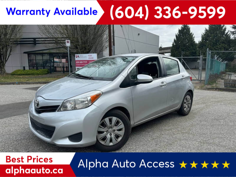 Toyota Yaris 2012 price $8,800