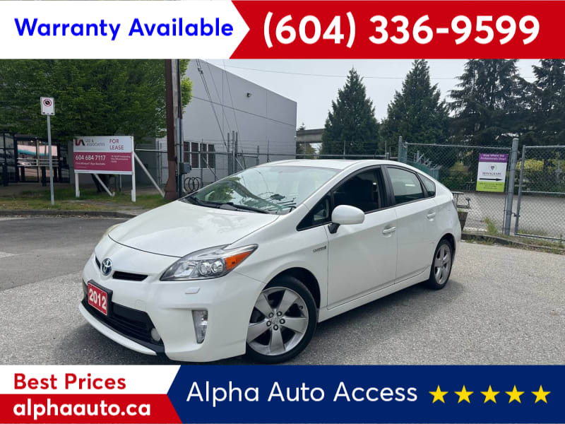 Toyota Prius 2012 price $12,500