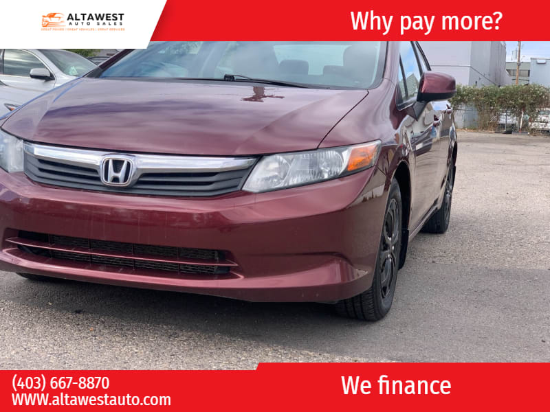 Honda Civic Sdn 2012 price $11,995