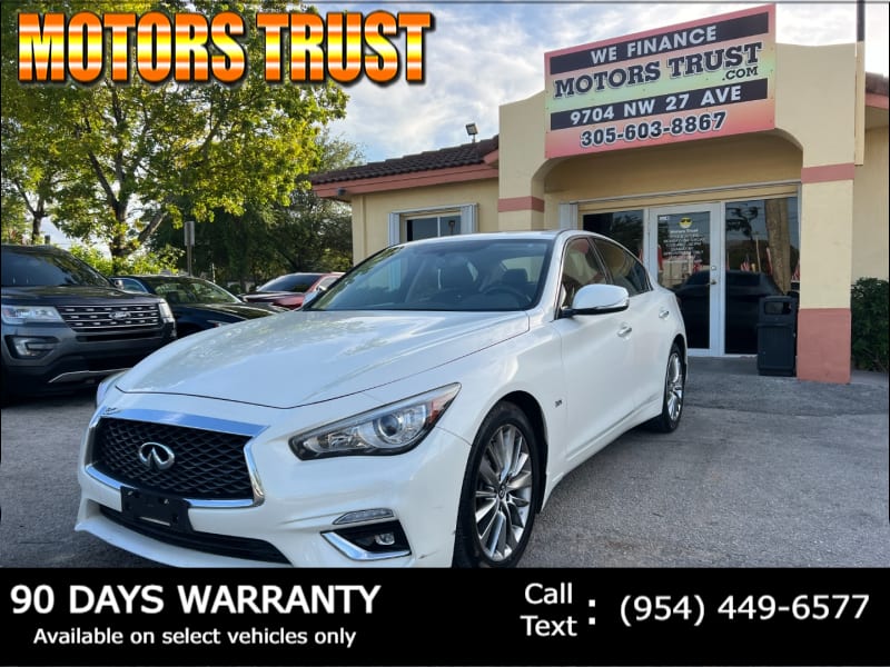 Infiniti Q50 2018 price $13,299