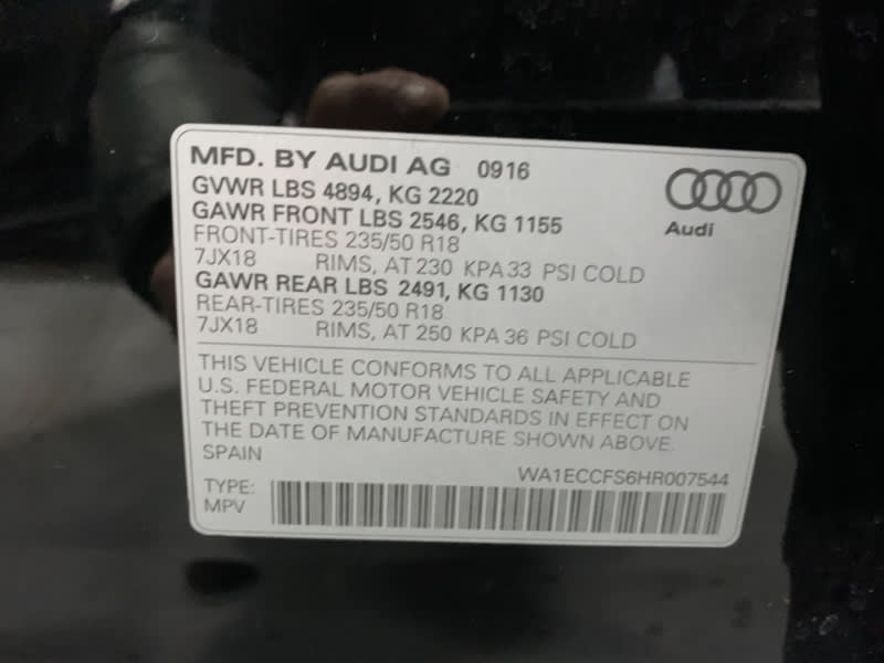 Audi Q3 2017 price $15,398