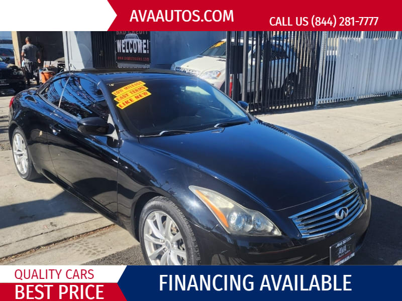 Infiniti G37 Convertible 2012 price $13,495