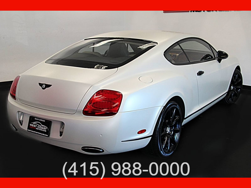 Bentley Continental GT **PEARL WHITE WRAP** 2005 price $37,990