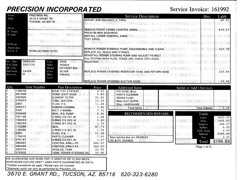 Honda Odyssey 2008 price $5,499