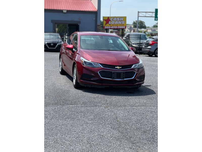 Chevrolet Cruze 2017 price $10,500