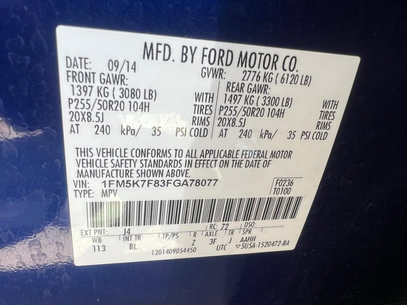 Ford Explorer 2015 price $16,500