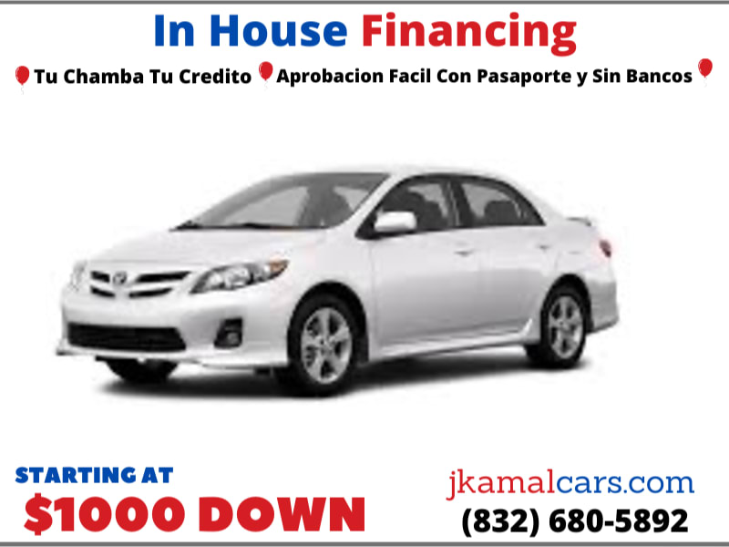 Toyota Corolla 2013 price $2,000 Down