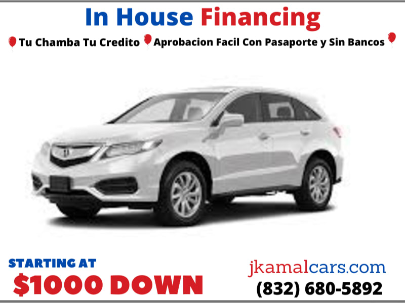 Acura RDX 2016 price $2,500 Down