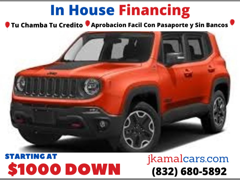 Jeep Renegade 2016 price $2,300 Down