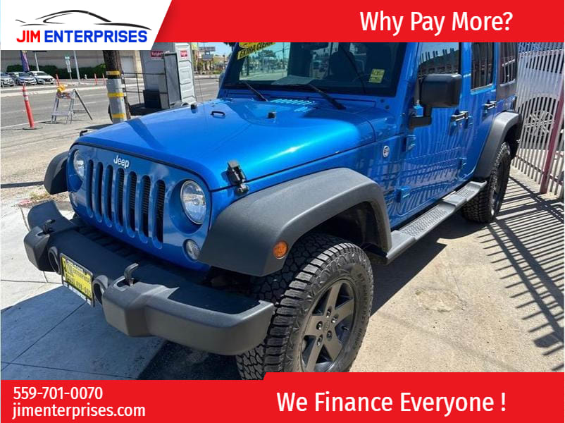 Jeep Wrangler Unlimited 2016 price $22,999