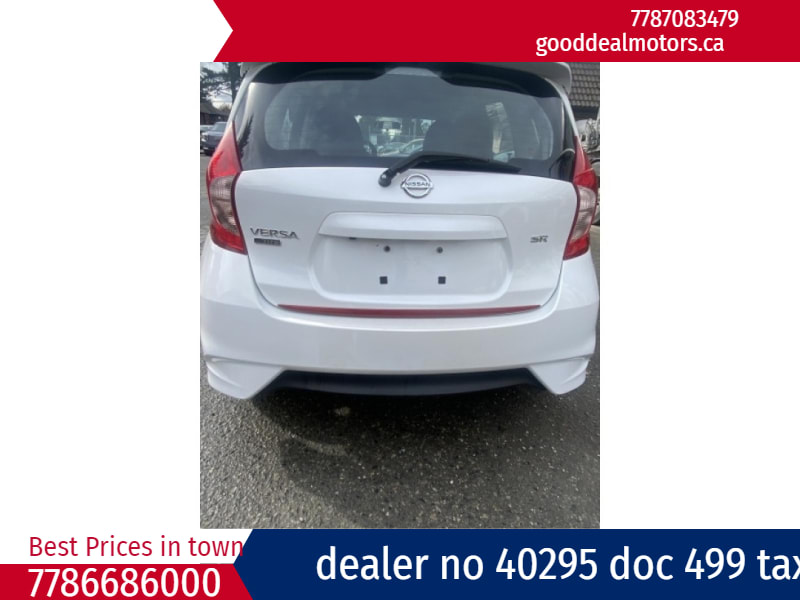 Nissan Versa 2016 price $12,999