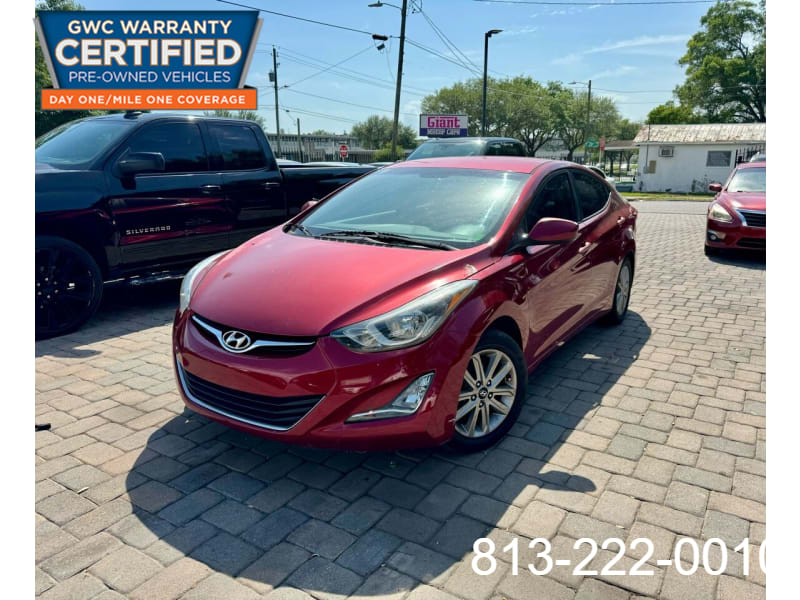 Hyundai Elantra 2016 price $8,997